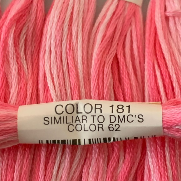 J&P Coats Variegated Embroidery Floss Shaded Roses - Picture 3 of 4